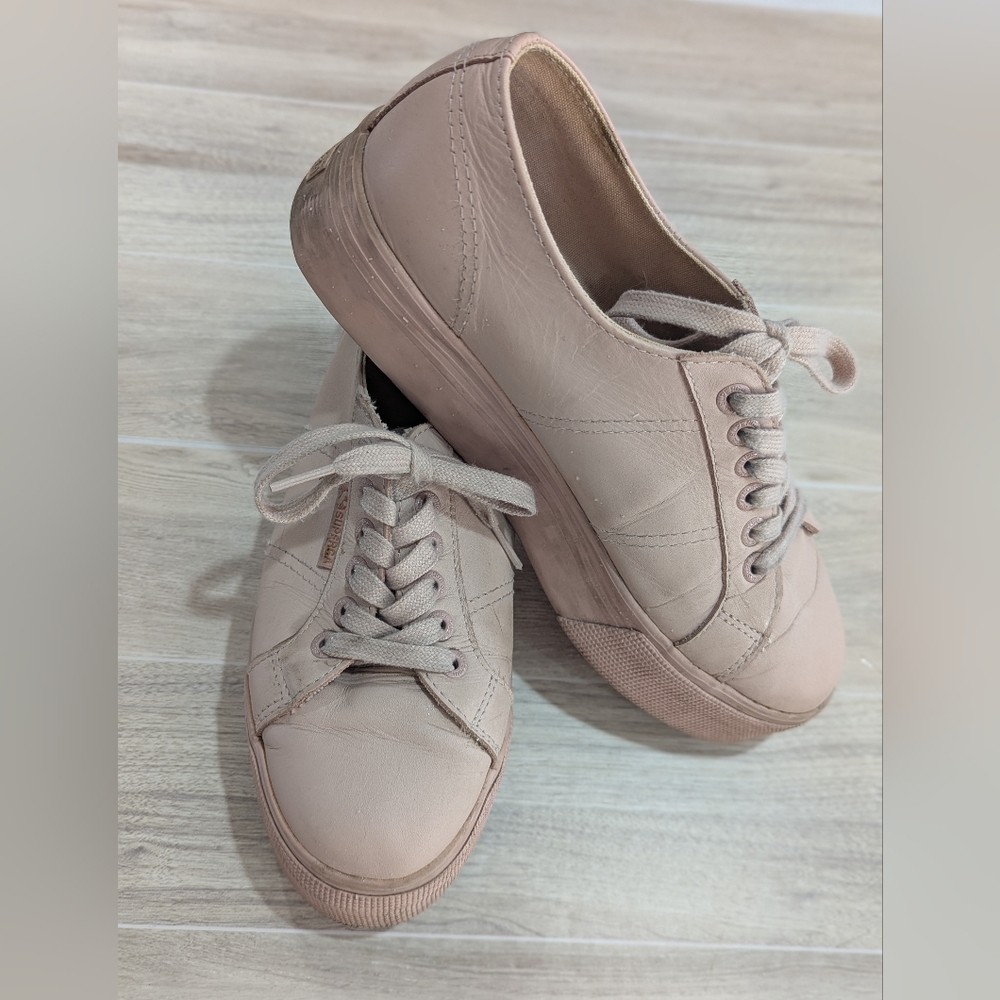 Superga Women's Trainers 2790 Dusty Pink Platform Sneakers Size US 8 EU 39 *GUC